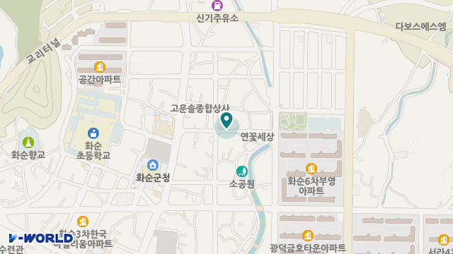 효사랑복지센터 위치 지도