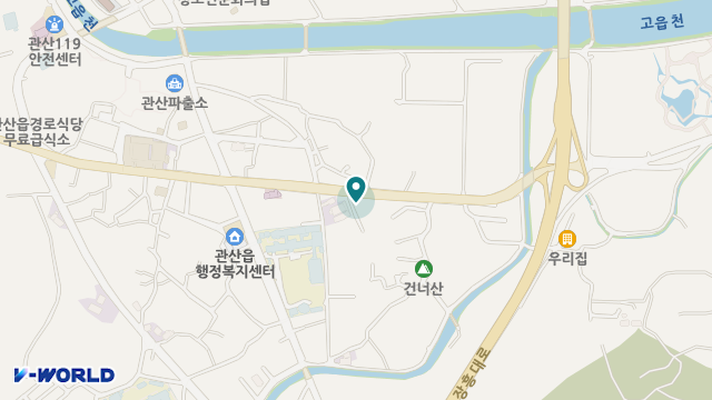 관산재가복지센터 위치 지도