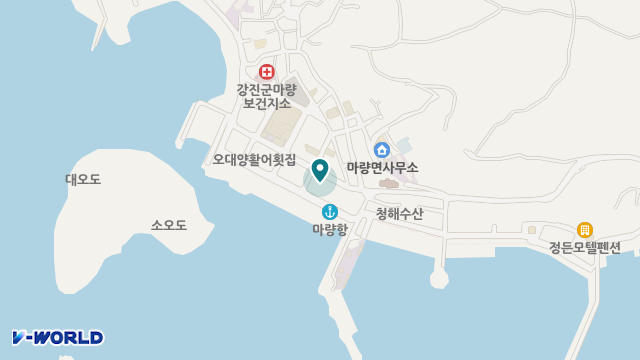 마량재가노인복지센터 위치 지도
