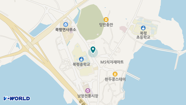 북평재가노인복지센터 위치 지도