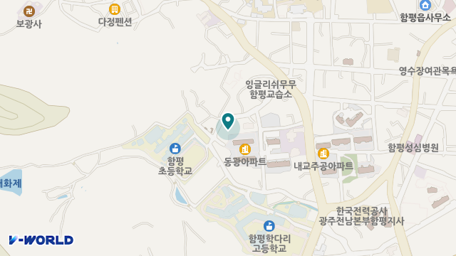함평원광노인복지센터 위치 지도