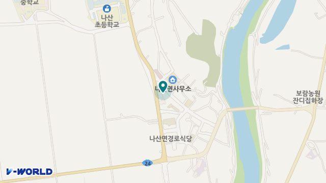 나산노인복지센터 위치 지도