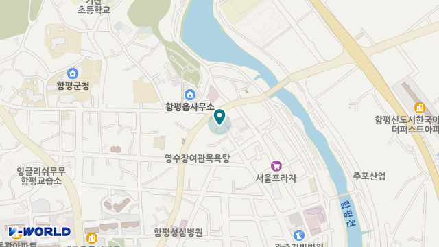 함평중앙재가복지센터 위치 지도