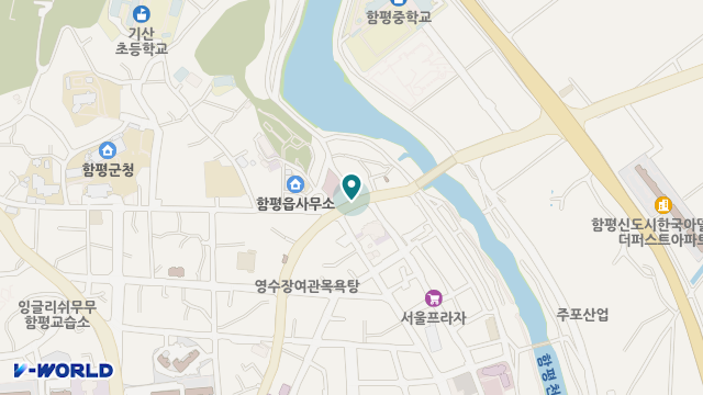함평노인복지센터 위치 지도