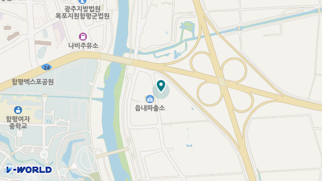 함평천지노인복지센터 위치 지도