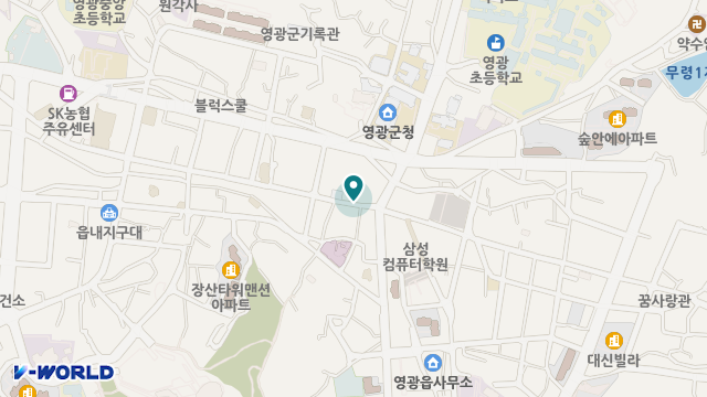 영광중앙재가노인복지센터 위치 지도
