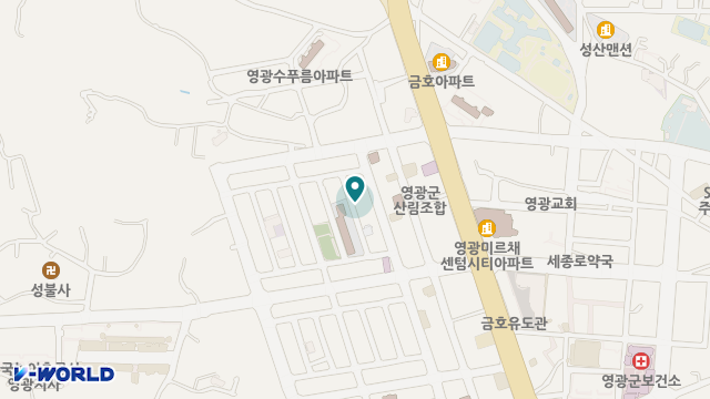 영광나눔재가복지센터 위치 지도