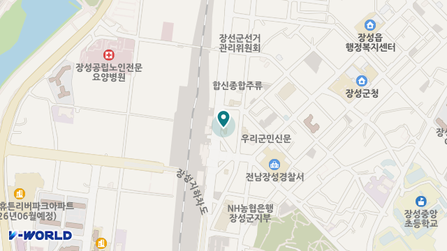 백세동안 위치 지도