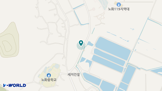 정다운노인복지센터 위치 지도