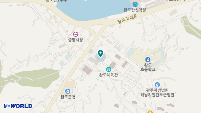 완도제일재가복지센터 위치 지도