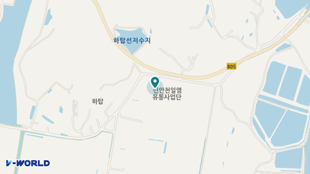 신안지도 이레 노인복지센터 위치 지도