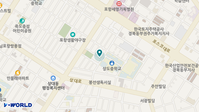 섬김복지센터 위치 지도