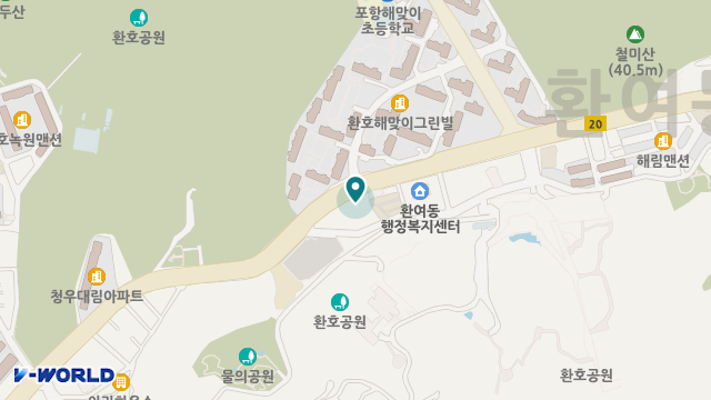 세명재가복지센터 위치 지도