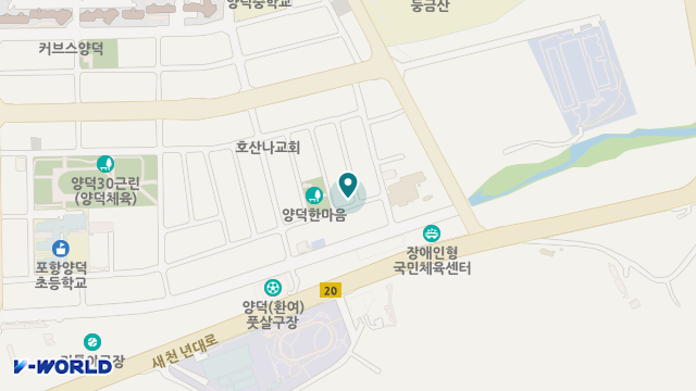 효사랑재가복지센터 위치 지도