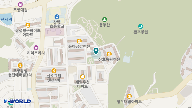 백세주간보호센터(두호직영점) 위치 지도