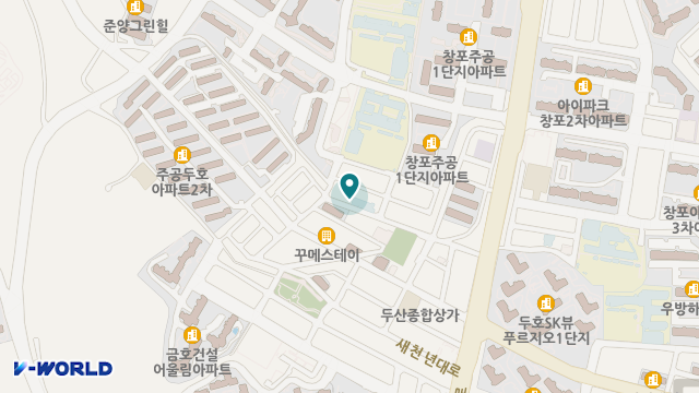 행복장성재가센터 위치 지도