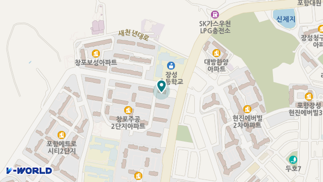 신포항재가복지센터 위치 지도