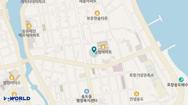 송도효도마을 노인주간보호센터 위치 지도