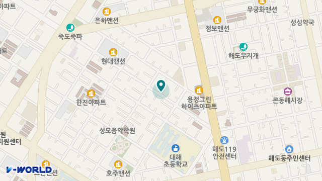 백명재가복지센터 위치 지도