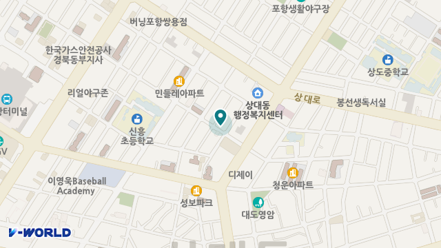 행복한 손길 재가복지센터 위치 지도