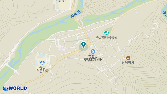 천우당 위치 지도