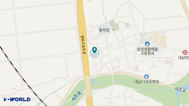 초당재가노인복지센터 위치 지도