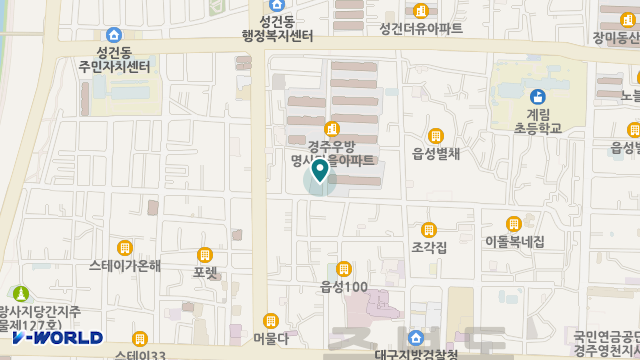 사랑방재가복지센터 위치 지도