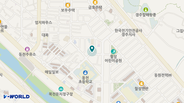 경주더웰주간복지센터 위치 지도