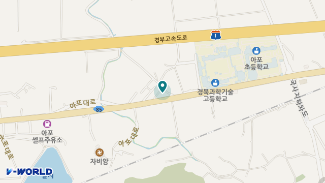 양지주간보호센터 위치 지도