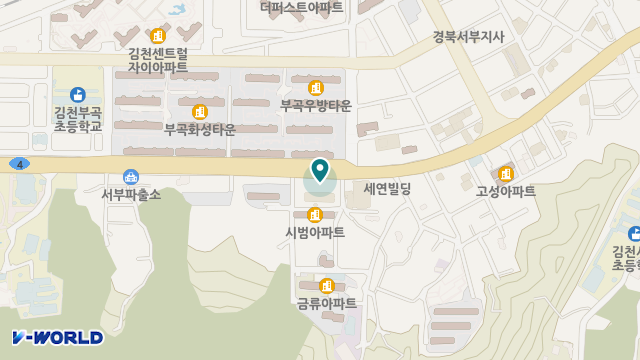 송정재가복지센터 위치 지도