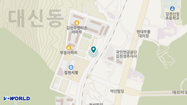 김천채움노치원 위치 지도
