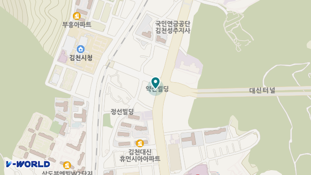 정다운재가노인복지센터 위치 지도