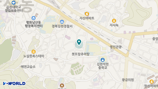 김천효캐슬요양원 병설 재가센터 위치 지도