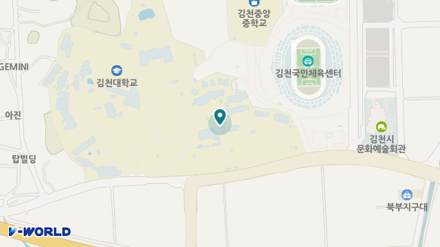 경북보건대학교 재가복지센터 위치 지도