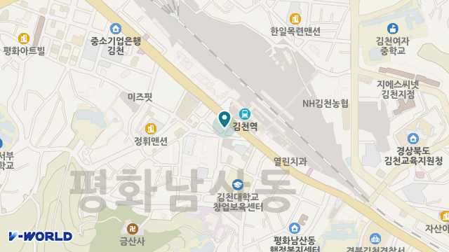 김천어르신돌봄재가복지센터 위치 지도