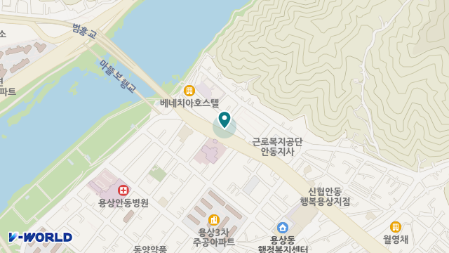 안동삼성의료기 위치 지도