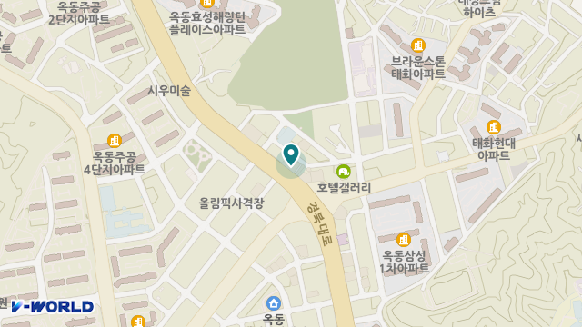 고우네 데이케어 안동옥동센터 위치 지도