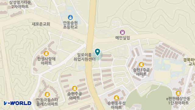 이안재가복지센터 위치 지도