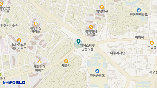 (A) 비지팅엔젤스 안동방문요양지점 위치 지도
