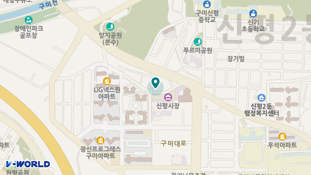 효구미재활데이케어 위치 지도