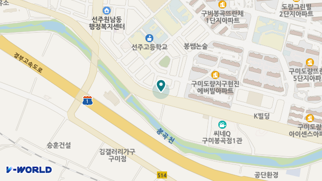 오렌지노인복지센터 위치 지도