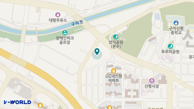 구미효드림재가노인복지센터 위치 지도