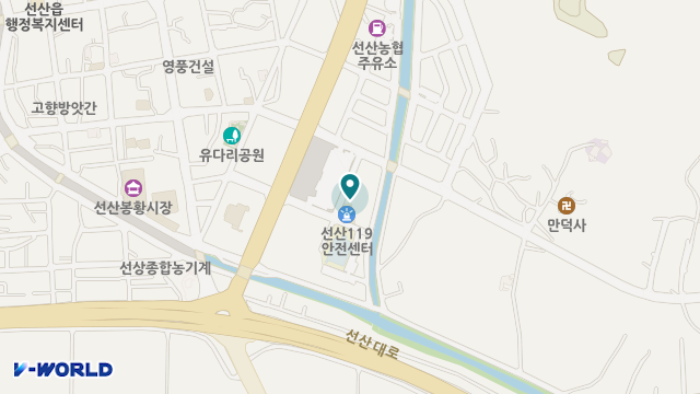 선산미소주야간복지센터 위치 지도