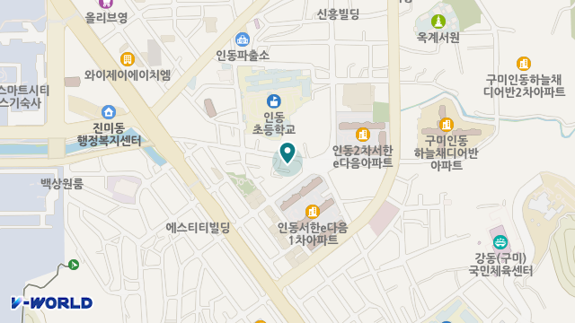 한마음효재가복지센터 위치 지도
