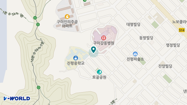 강동방문요양센터 위치 지도