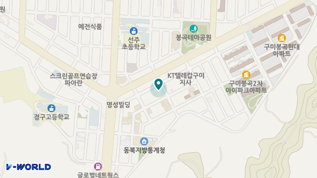 구미거북이데이케어센터 위치 지도