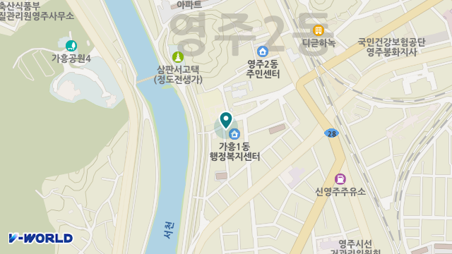 백세노인복지센터 위치 지도
