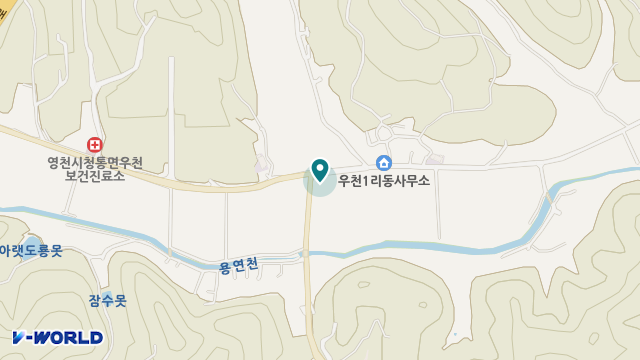 우천요양센터 위치 지도