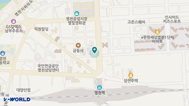 청춘노인복지센터 위치 지도