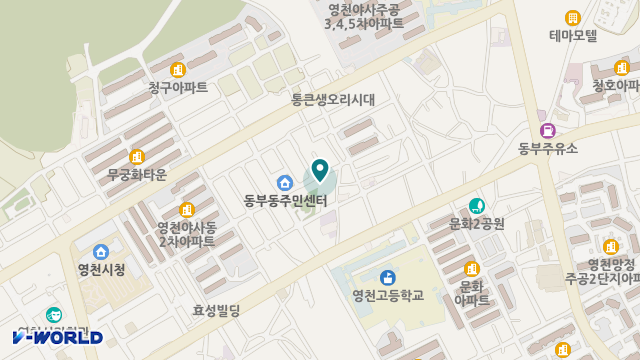정성노인복지센터 위치 지도